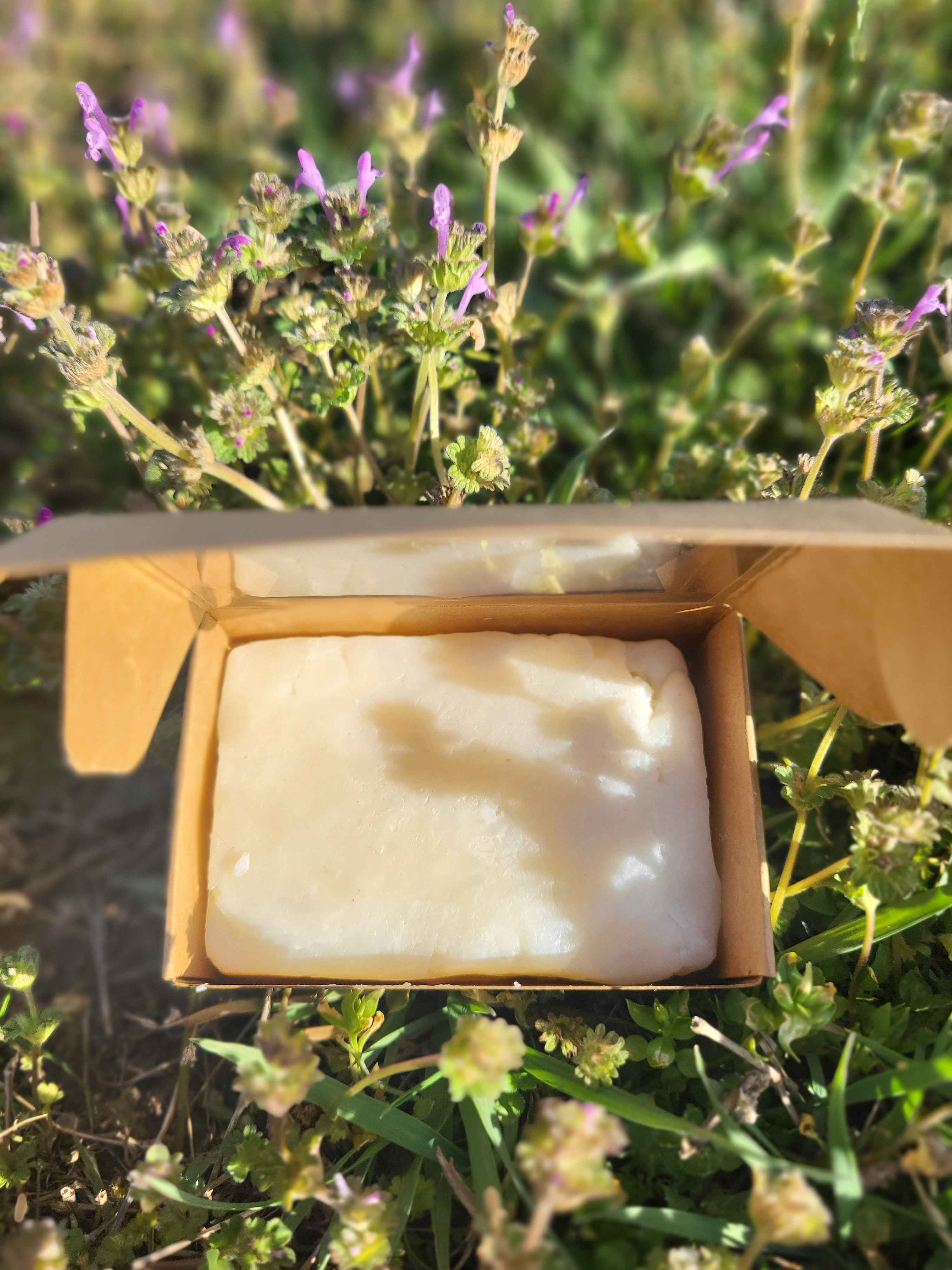 Beef Tallow Bar Soap, Salted Mahogany & Coconut Scented detail